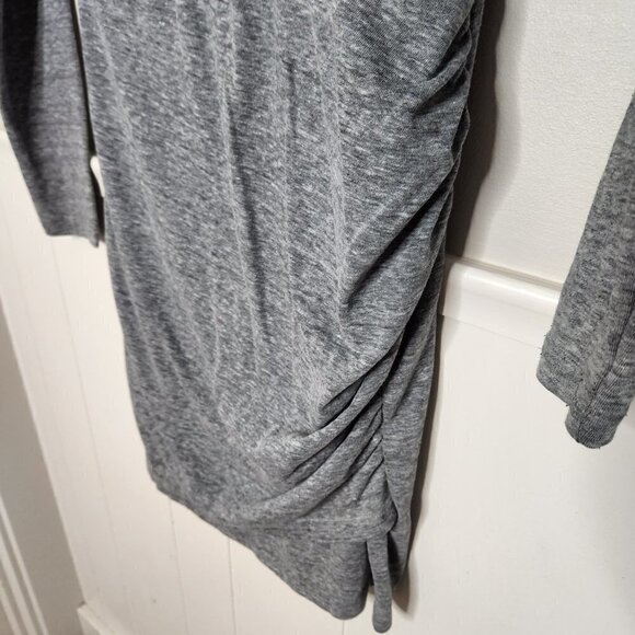 LEITH Grey Ruched Long Sleeve Dress - Picture 4 of 7